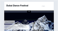 Desktop Screenshot of dubaidancefestival.com