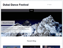 Tablet Screenshot of dubaidancefestival.com
